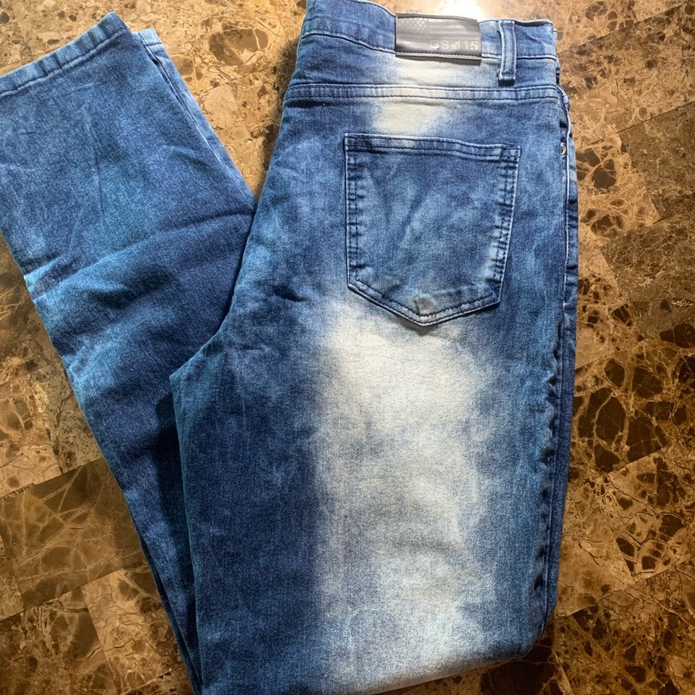 Skinny Acid Wash Jeans